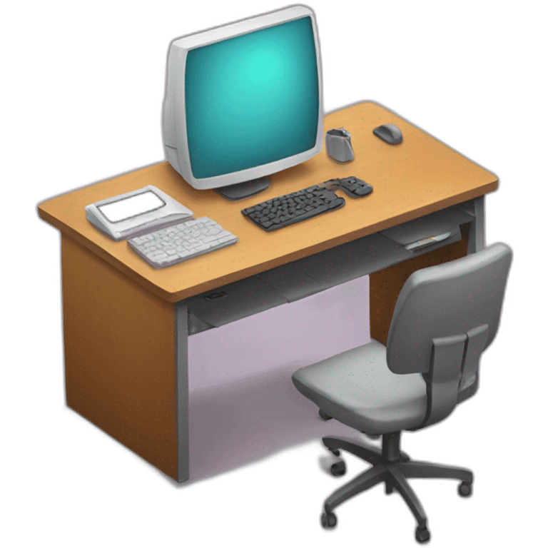 computer desk emoji