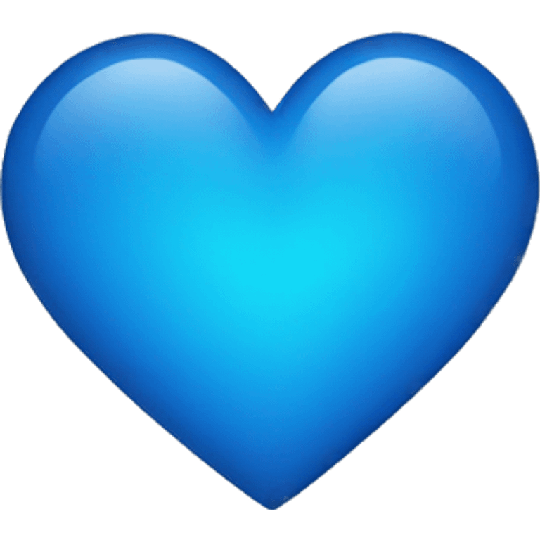 Blue heart emoji