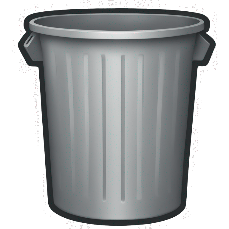 empty Trashcan emoji