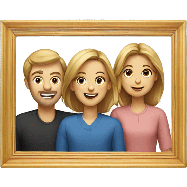 family photo in frame emoji