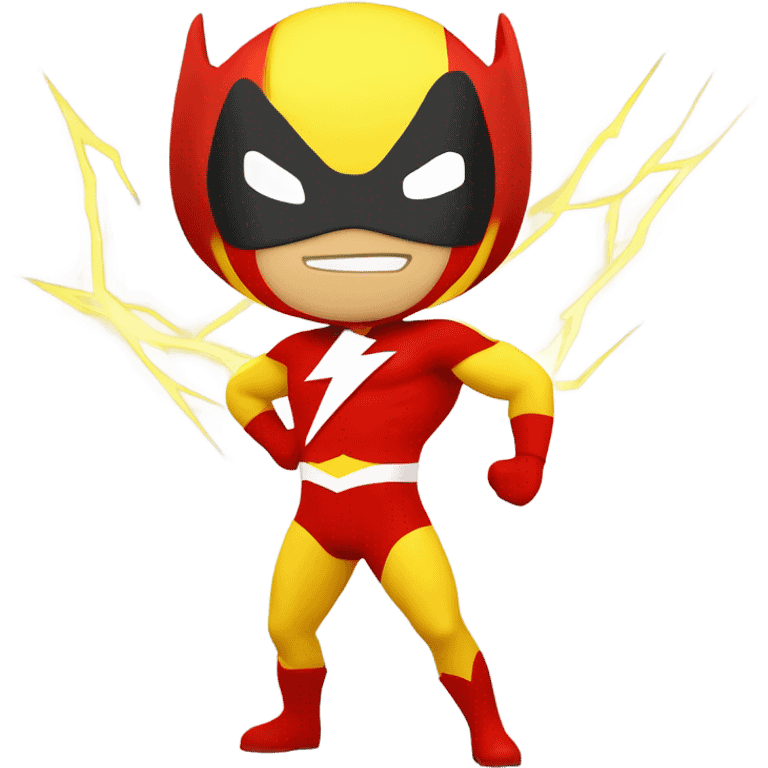 The flash emoji