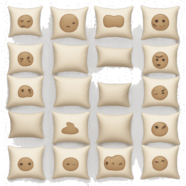 Beige pillows  emoji