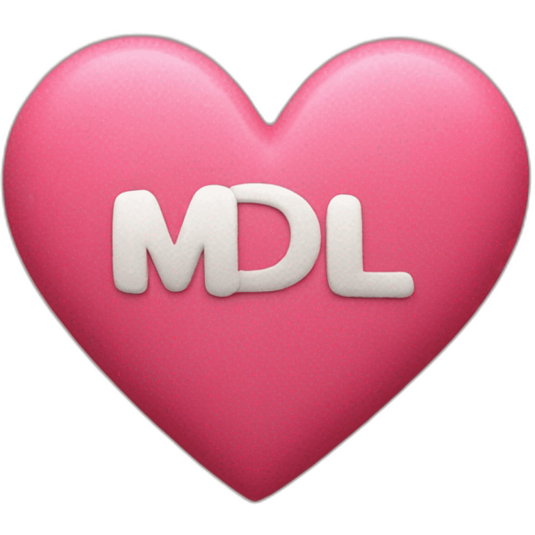 Love Message, with text "MDL" emoji