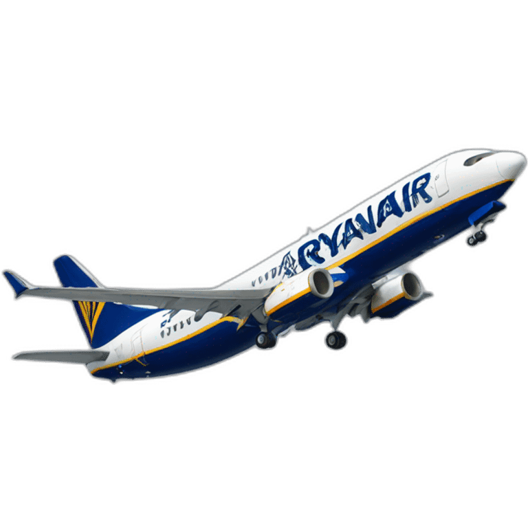 Avion de la compagnie ryanair emoji