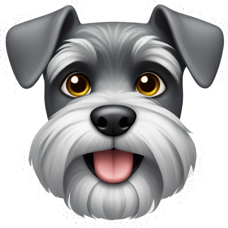 Schnauzer dog emoji