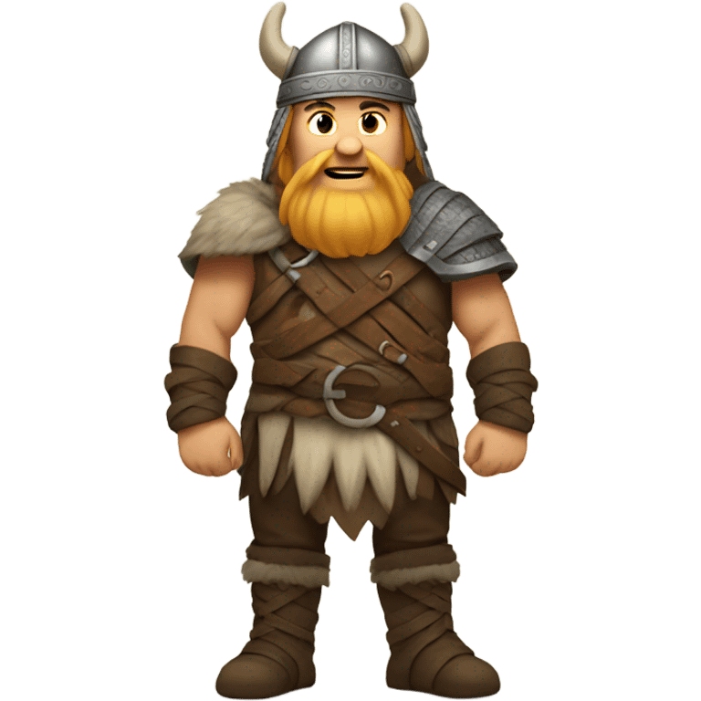 Viking in full height emoji