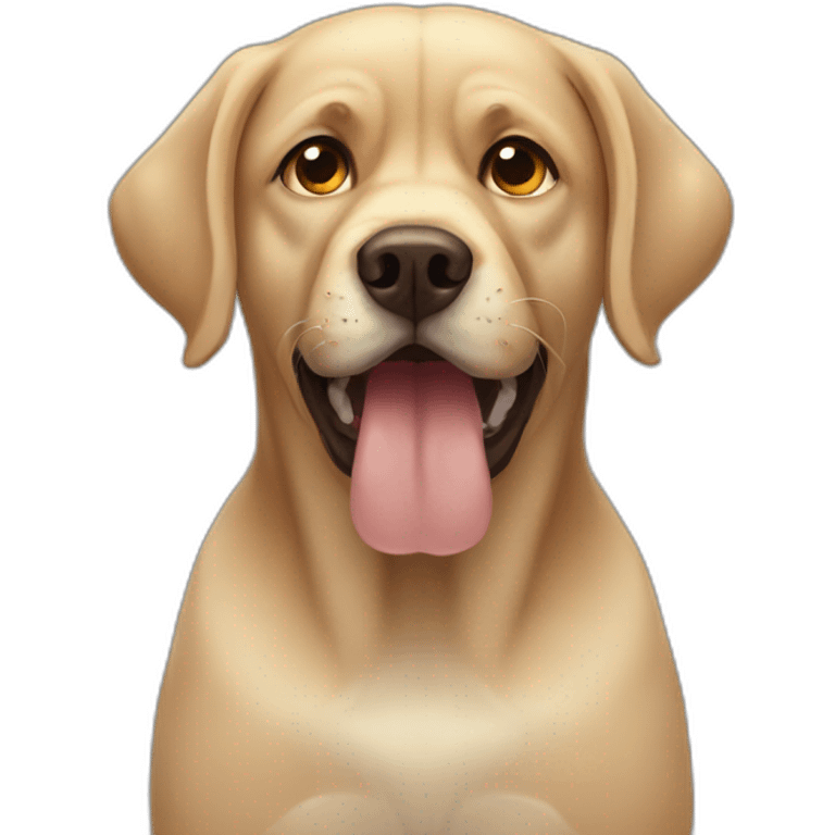 angry labrador emoji