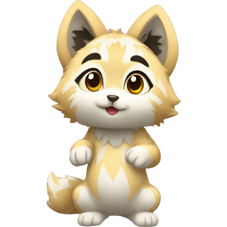 patterns, Kemono-style, Chibi, Anthro-Fur-Sona-Fakémon, Full Body emoji