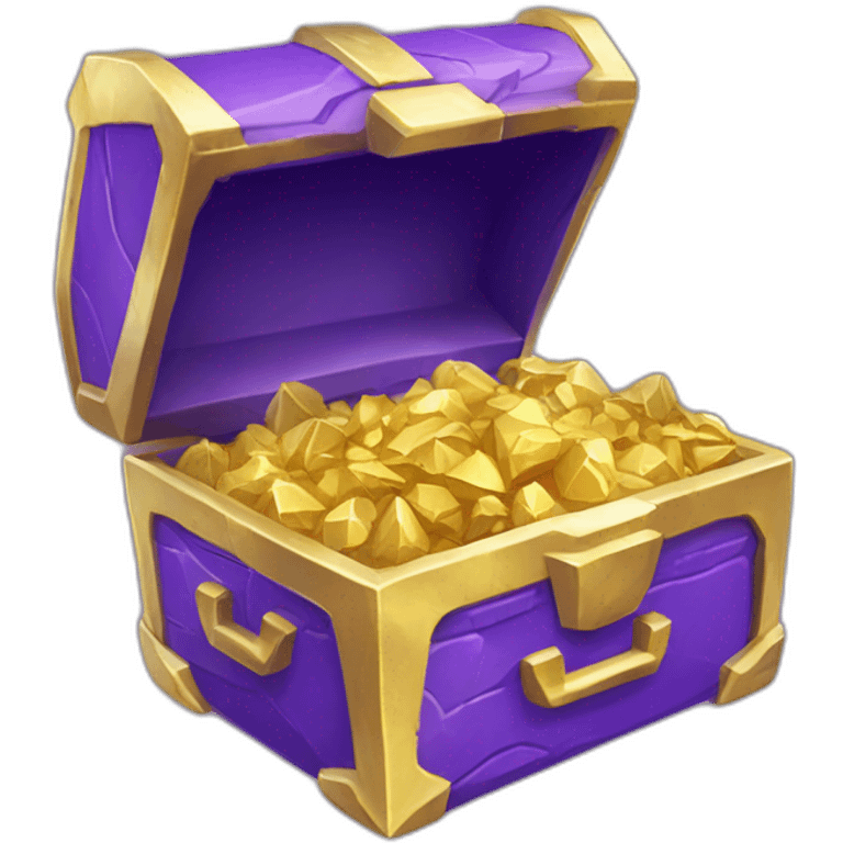 Pokemon Game LootCase Purple Chaotic Color Rich Treasure Legendary Epic Items and Pokemons Inside emoji