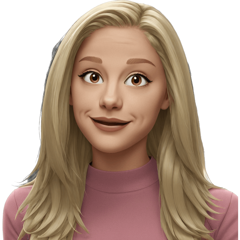 smiling girl with blonde hair emoji