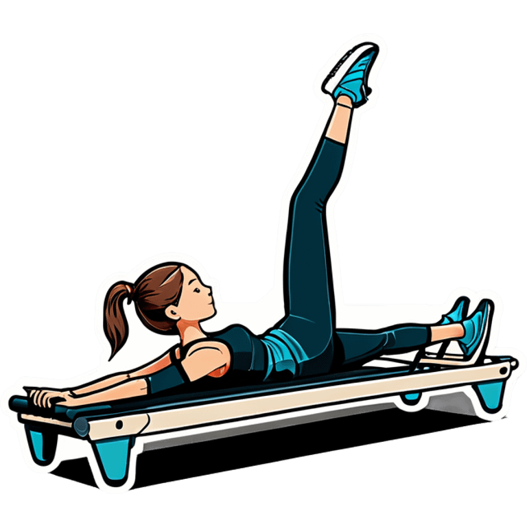 Girl do pilates reformer emoji