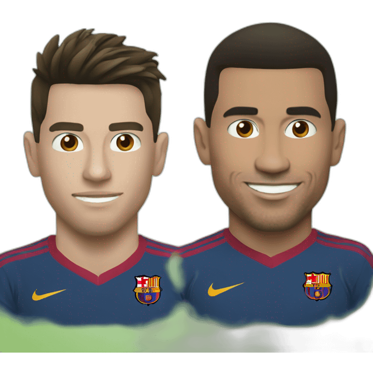 Mélenge Ronaldo Messi emoji