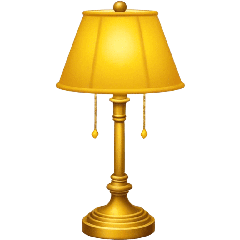 Yellow lamp emoji