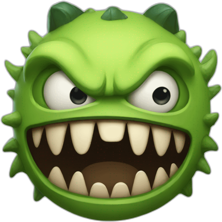 Scary monster emoji