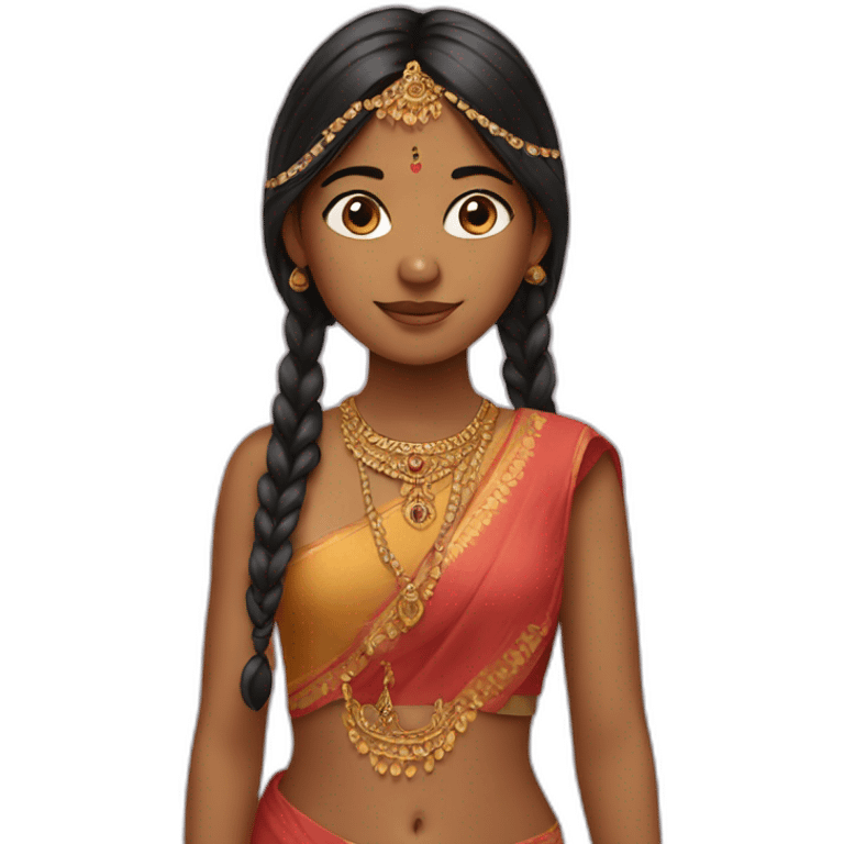 indian girl emoji