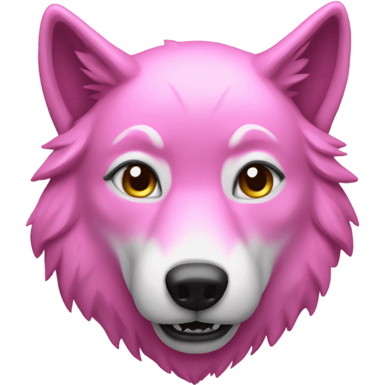 pink wolf emoji