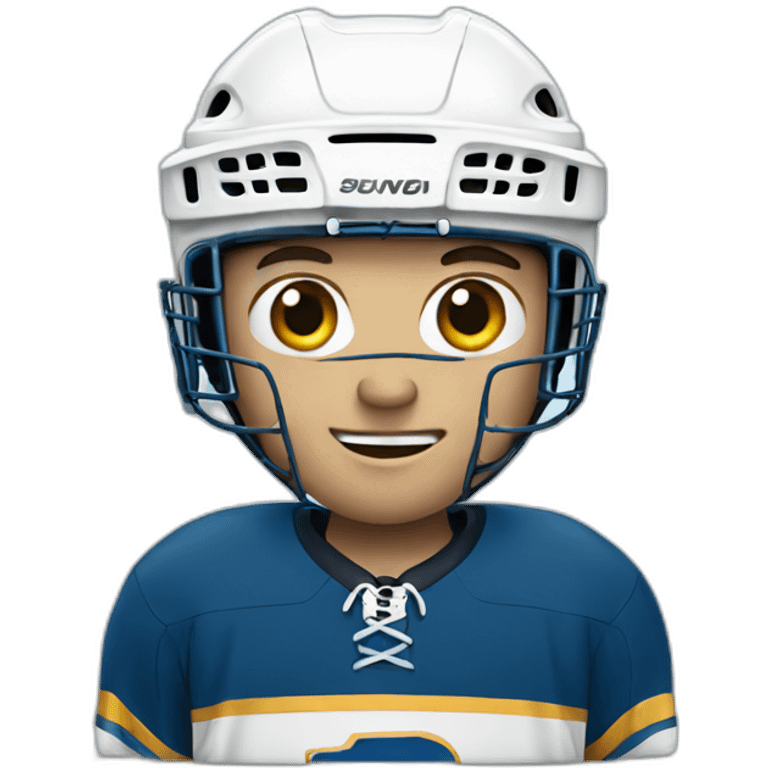 Ice hockey player emoji