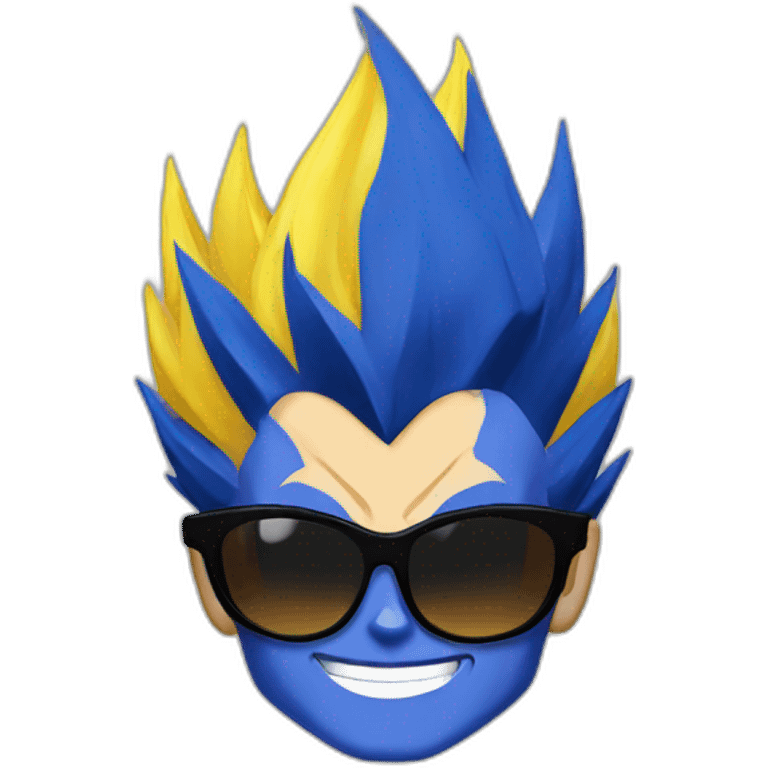 vegeta with sunglasses emoji