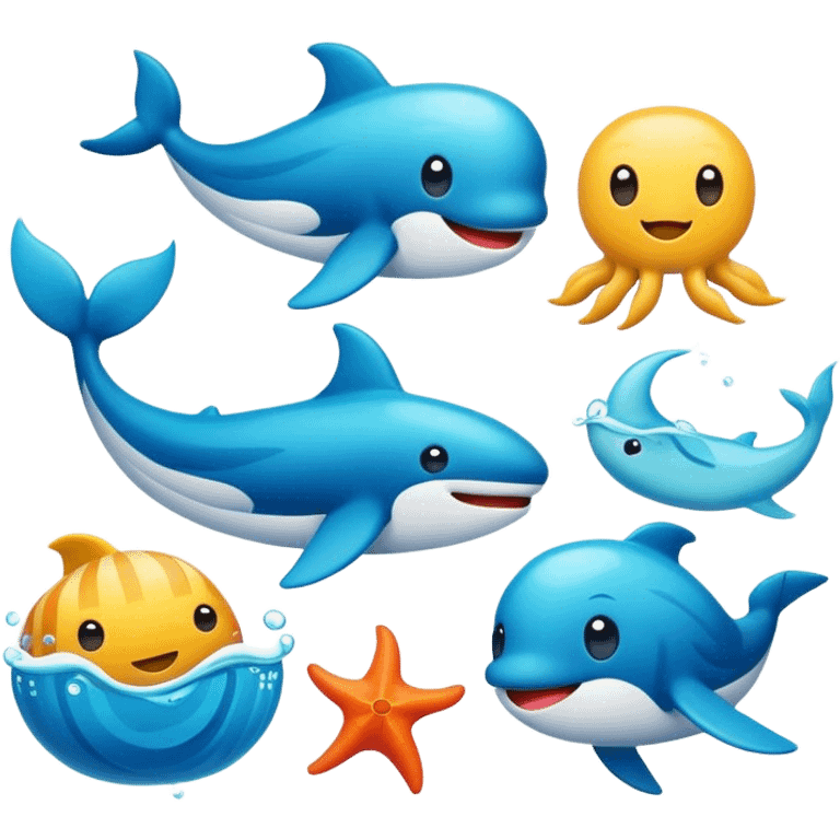 Ocean themes emoji