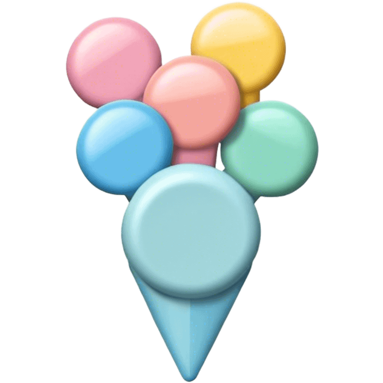 pastel 
pushpin emoji