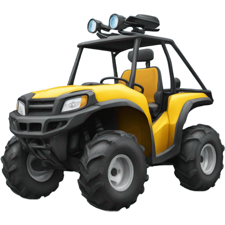 Four wheeler with snorkel emoji