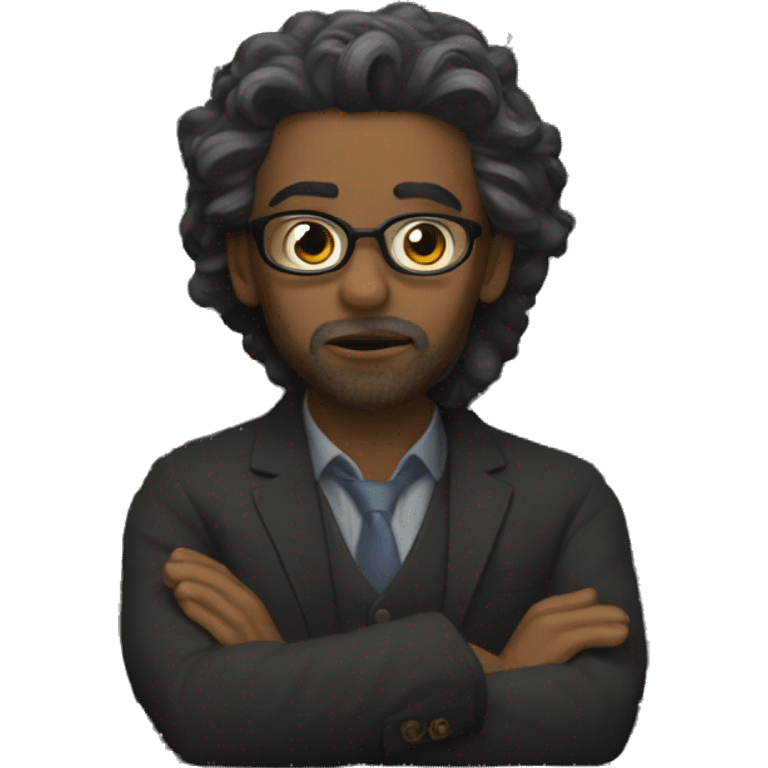 dark academia library  emoji