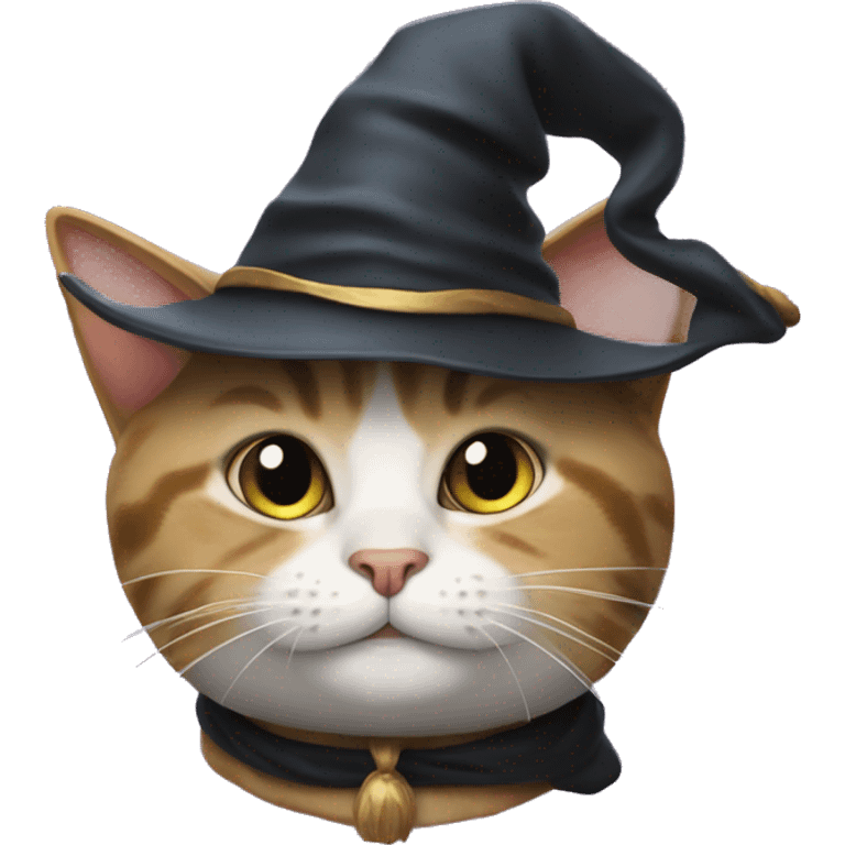 cat in a wizard's hat emoji