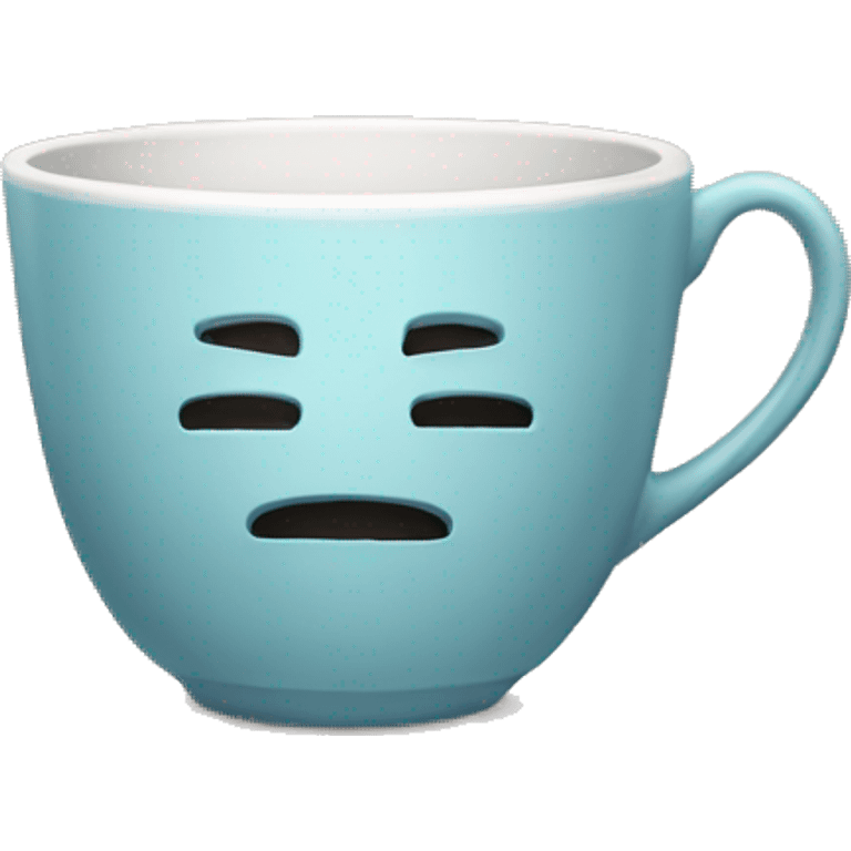 Chipped cup emoji