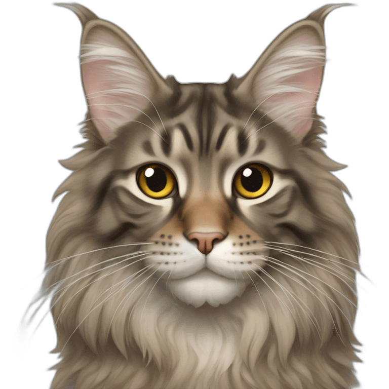 Maine coon cat emoji