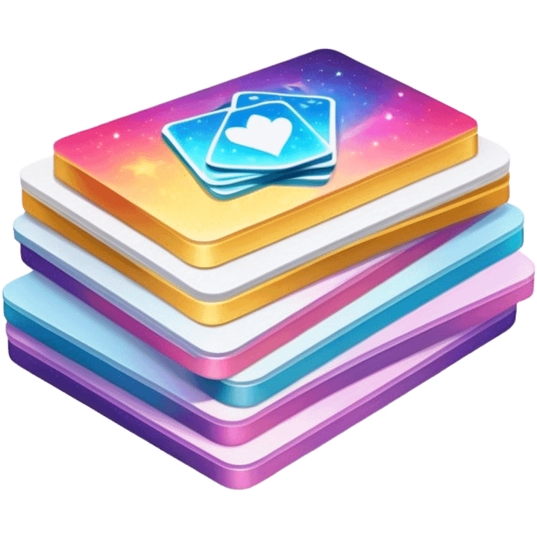 stack of cards magic emoji