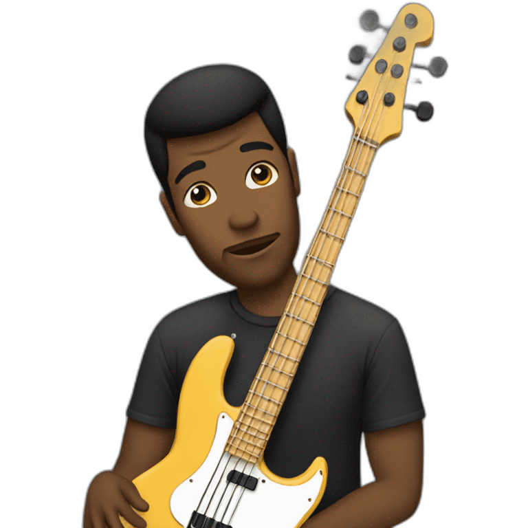 Bassiste emoji