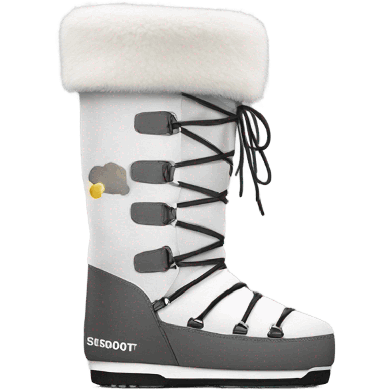 Icon model moon boot emoji