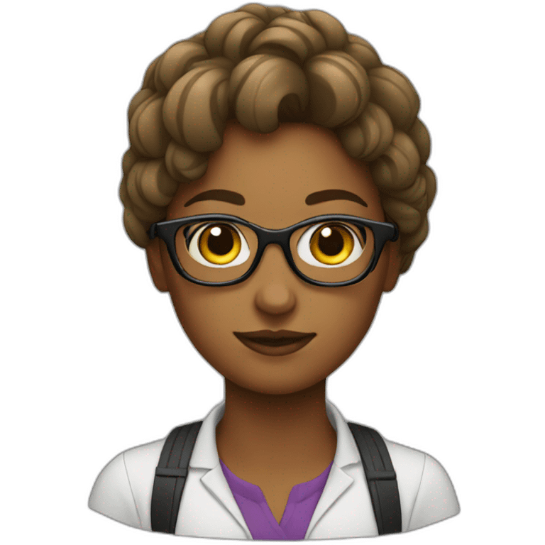 female nerd emoji