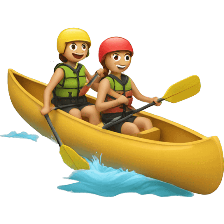 canoe rafting emoji