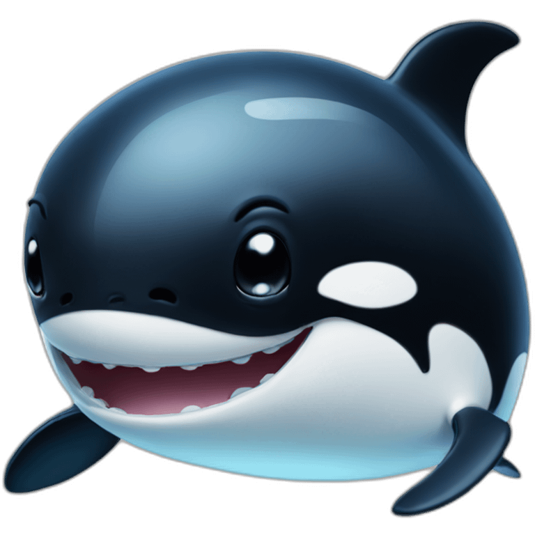 orca whale crying tears of sadness emoji