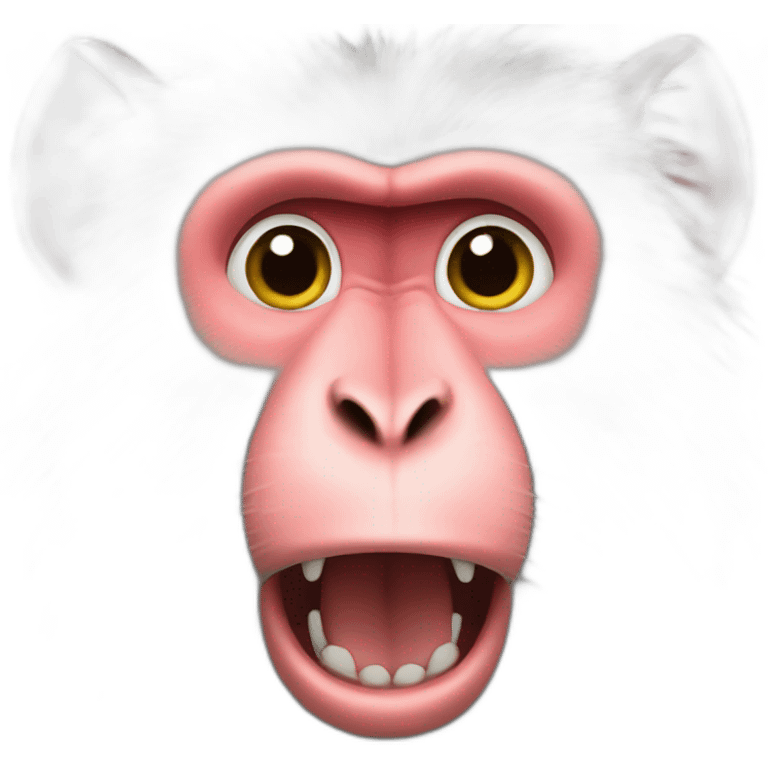 baboon hi emoji