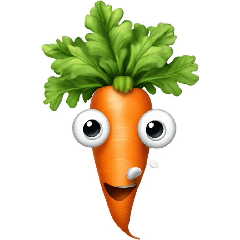 Carrot smoking emoji