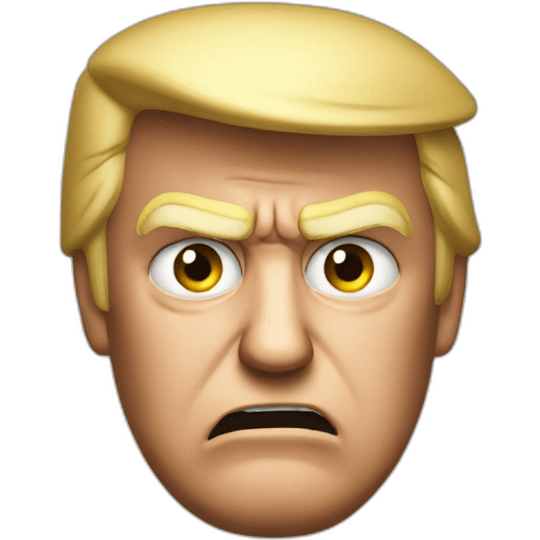 donald trump angry emoji