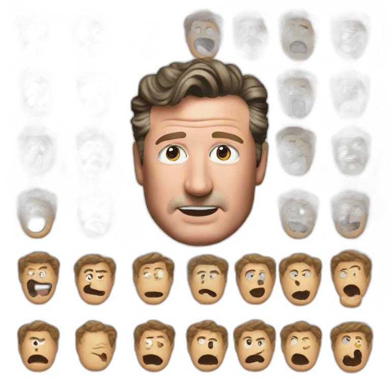 Piers Morgan as the poop emoji emoji