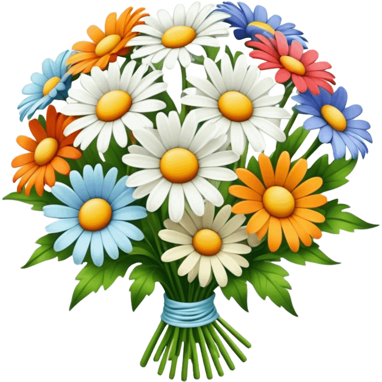 Daisy bouquet vintage  emoji