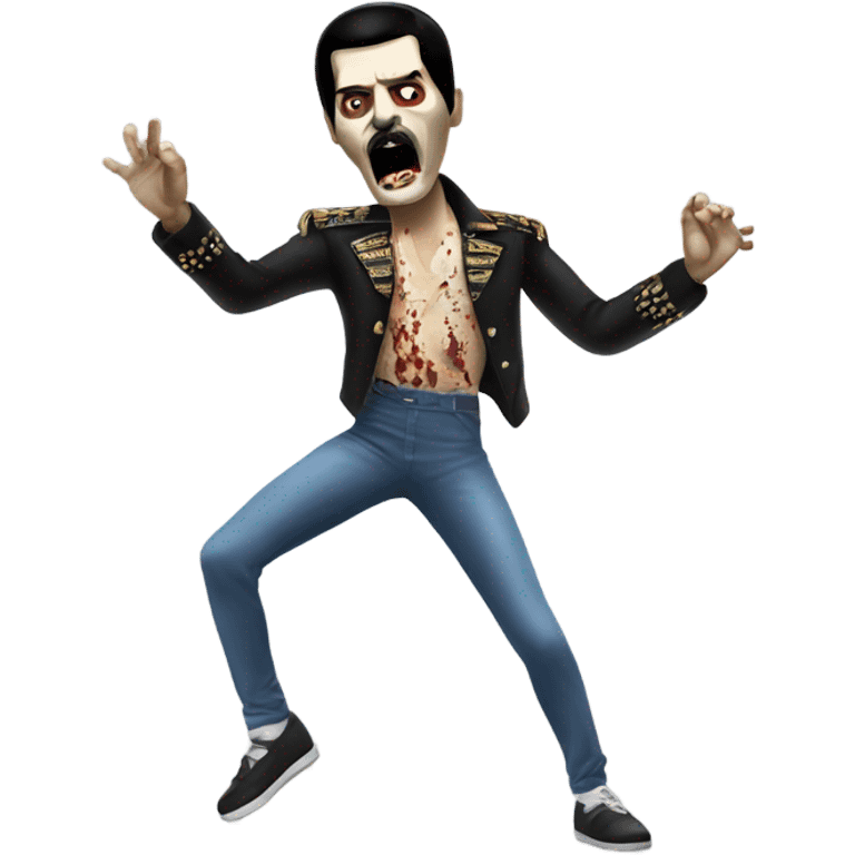 freddie mercury zombie dancing emoji