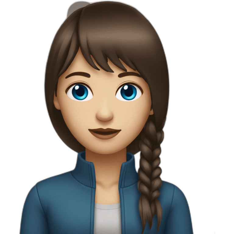 dark-brown-long-hair-fringe-girl-with-blue-eyes Download emoji emoji