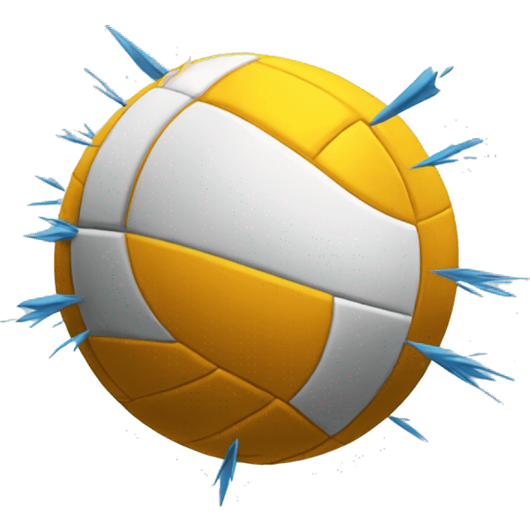 Volleyball getting spiked  emoji