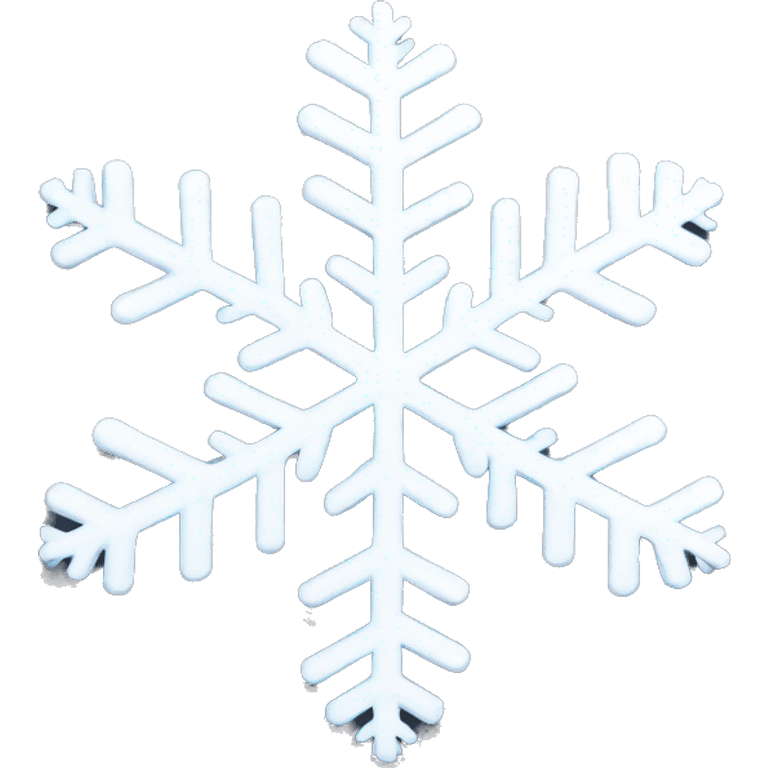 white Snowflake emoji