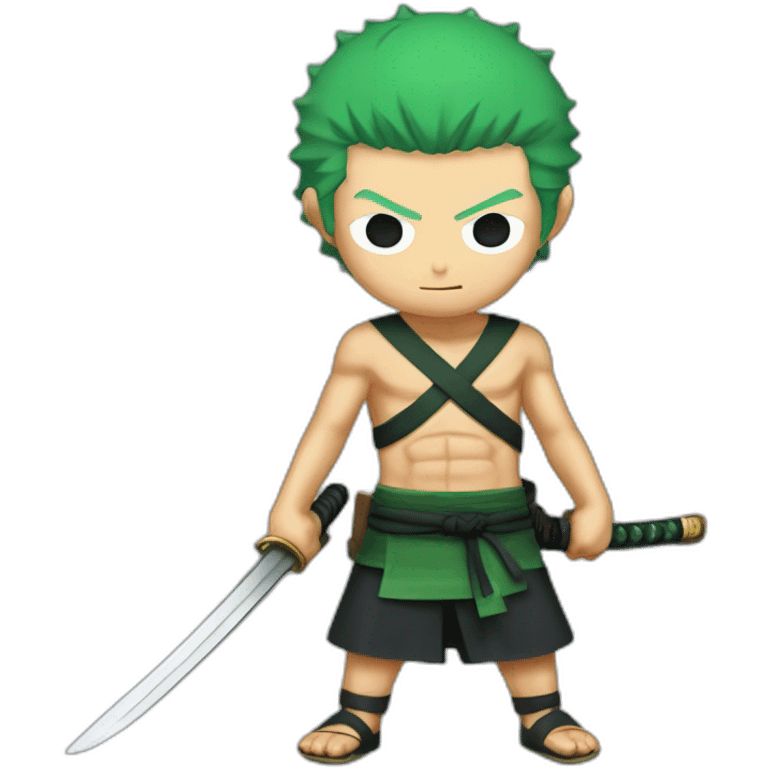 Roronoa zoro 3 sword emoji