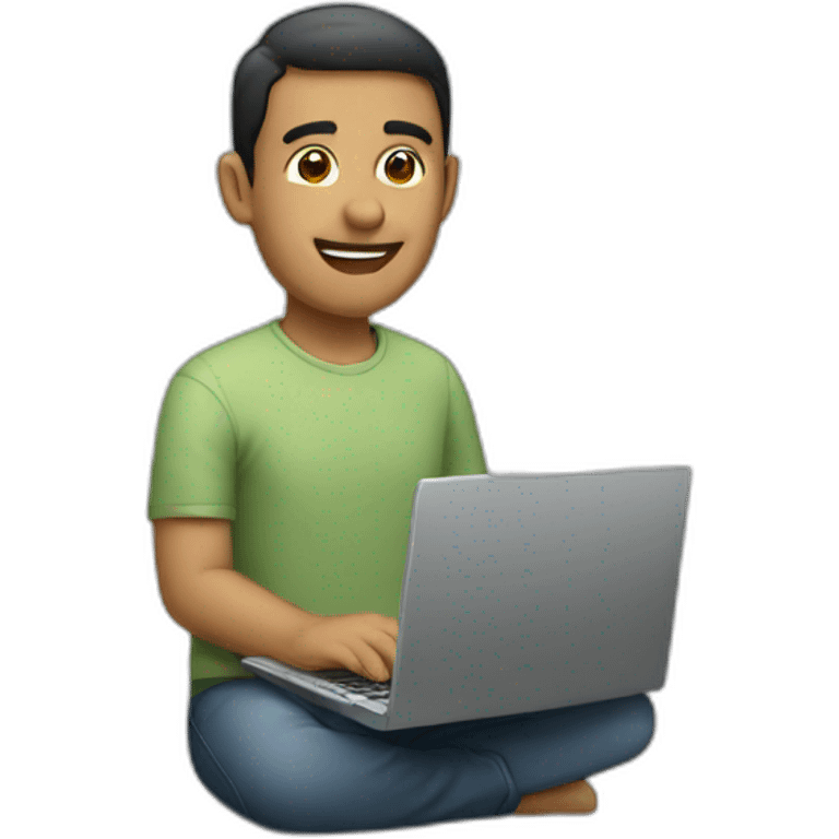 Man with laptop emoji