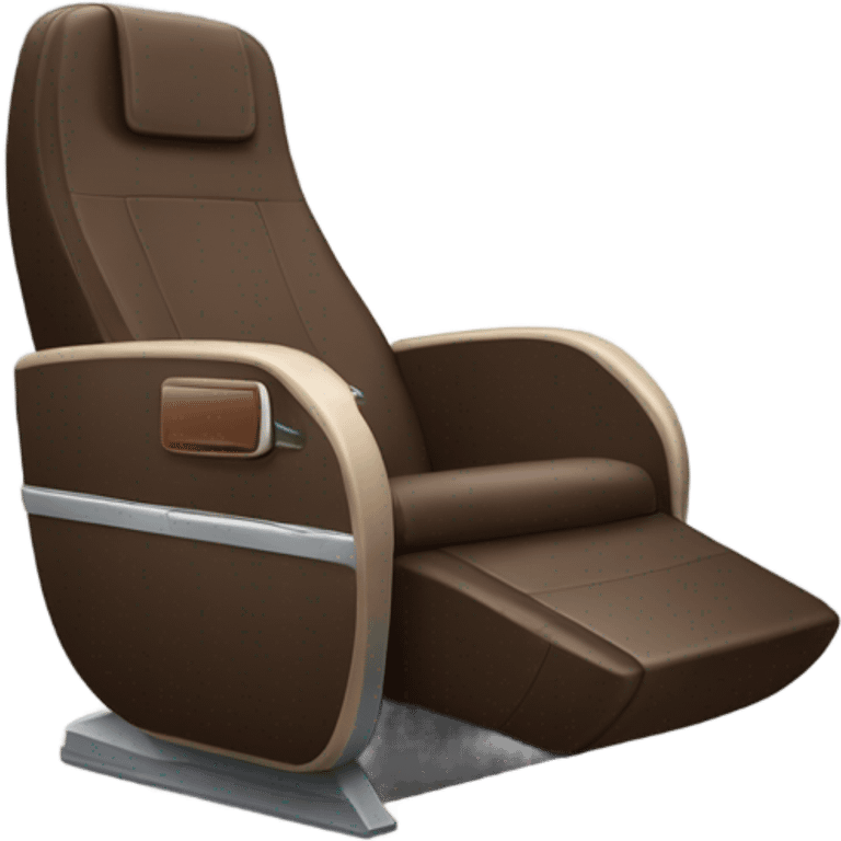 Luxe Business class Brown Airplane seat emoji