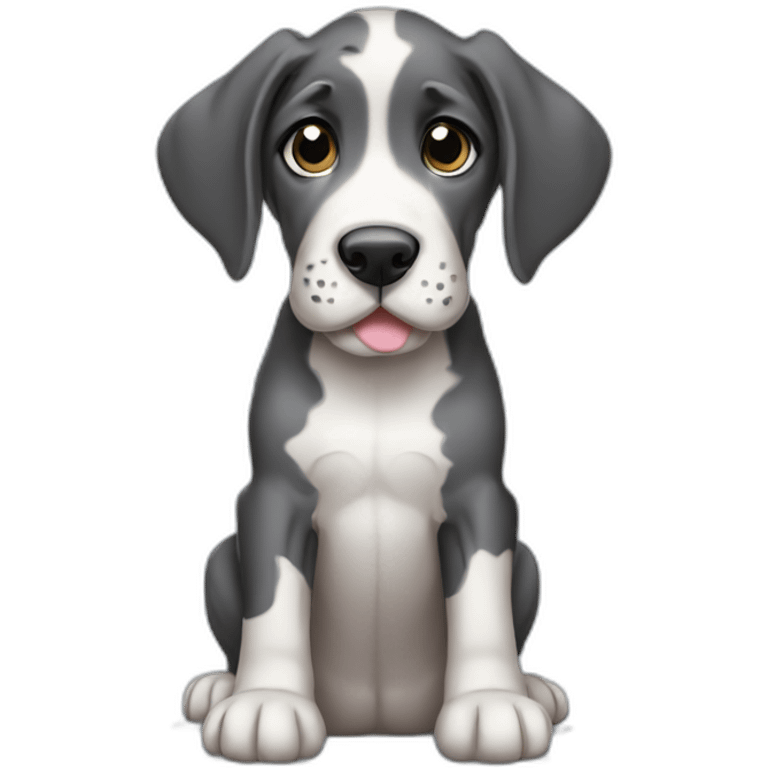 Great Dane puppy emoji