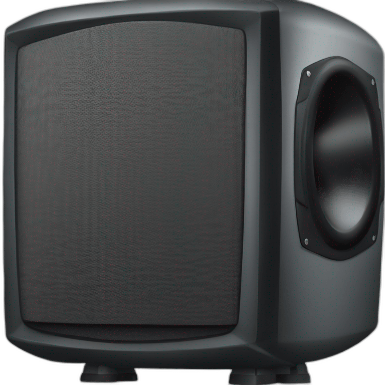 Bass subwoofer emoji