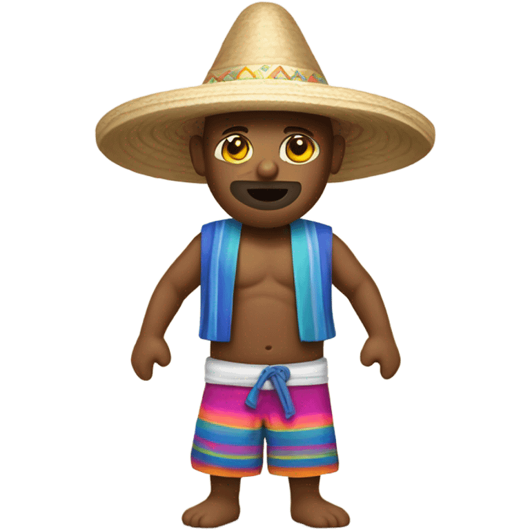 Jedi with bathing suit and sombrero  emoji